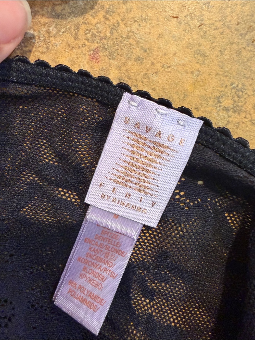 Rihannas savage x fenty lace dress